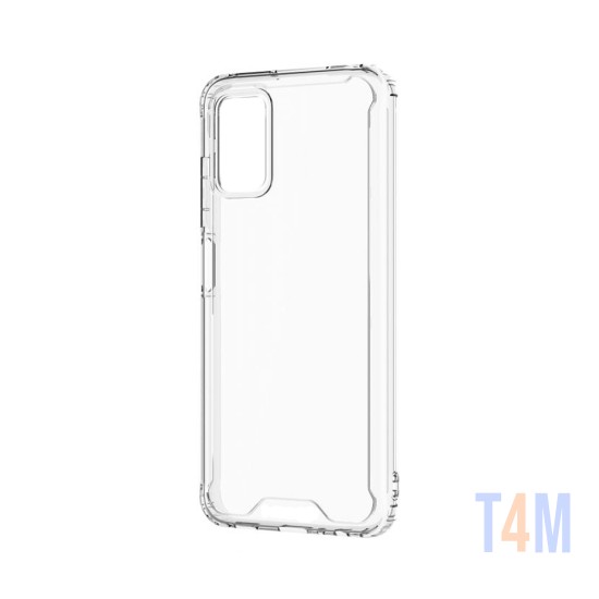 Silicone Hard Corners Case for Samsung Galaxy A03s (166) Transparent